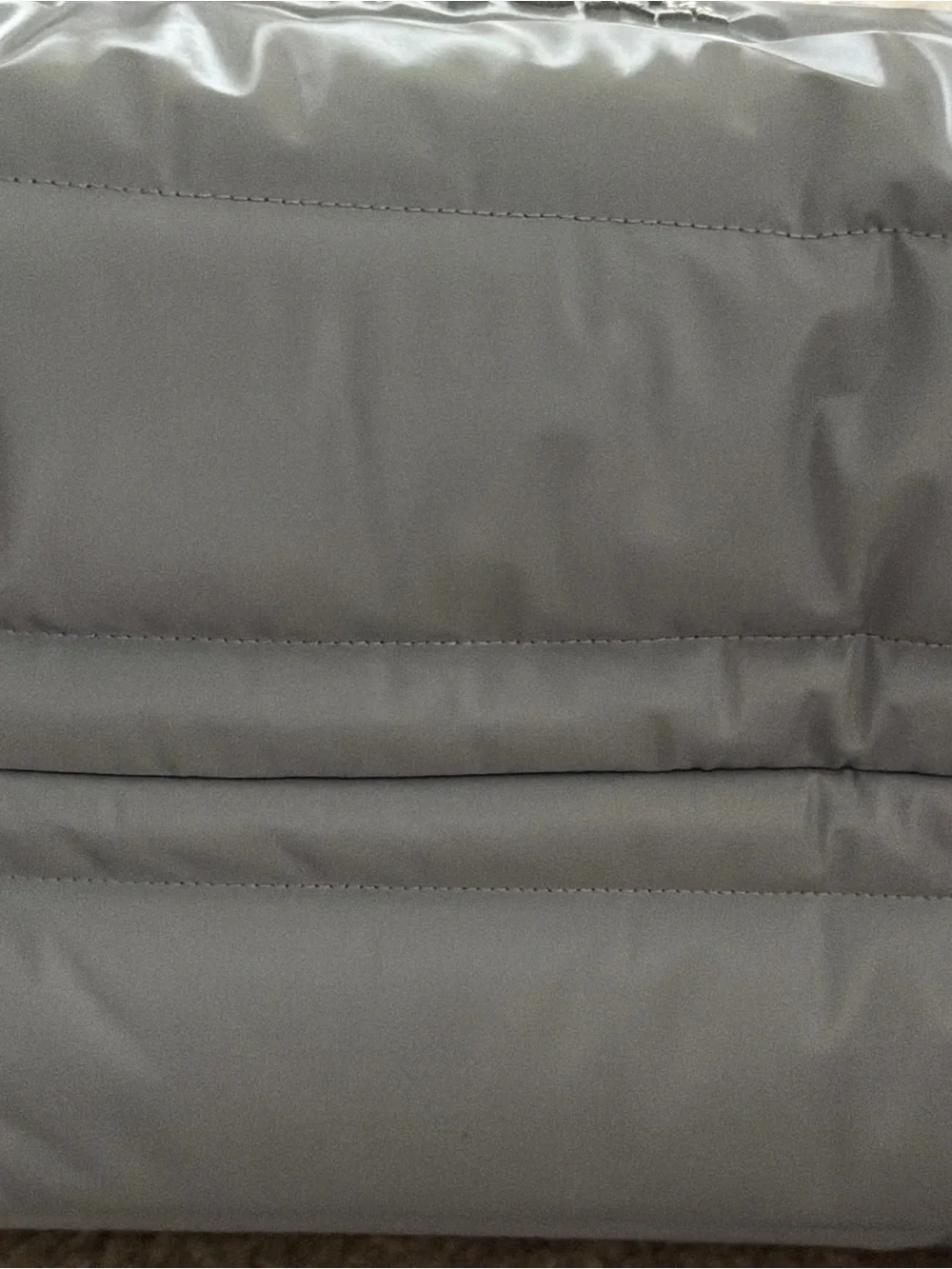 kate spade Silver Quilted Puffer Tote